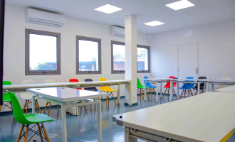 Salle de formation pour 30 personnes, en demi-journée